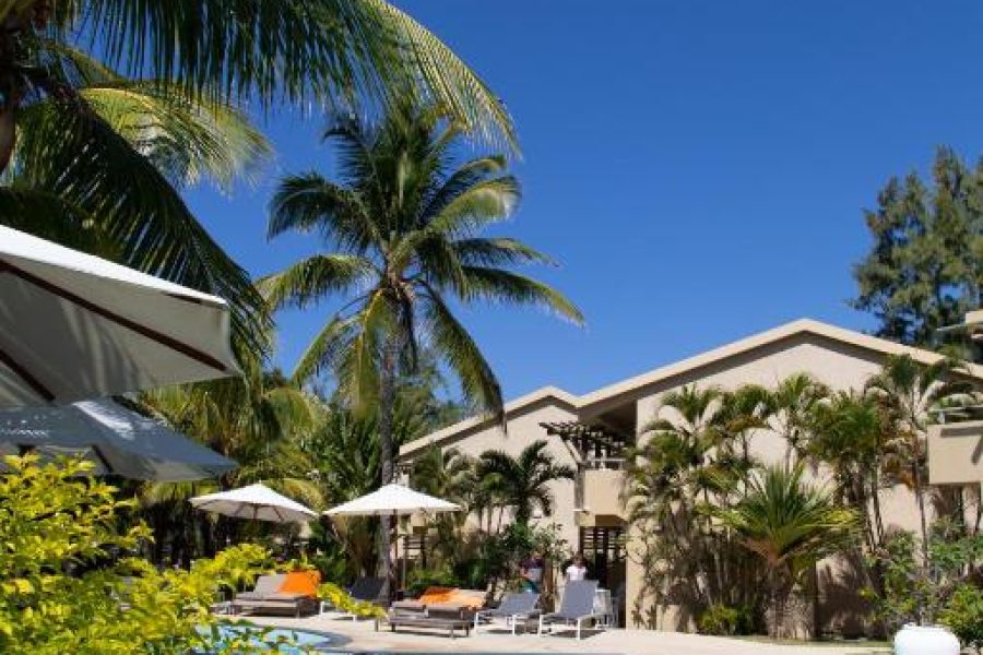 Friday Attitude Back Beach Escape in Mauritius pool view