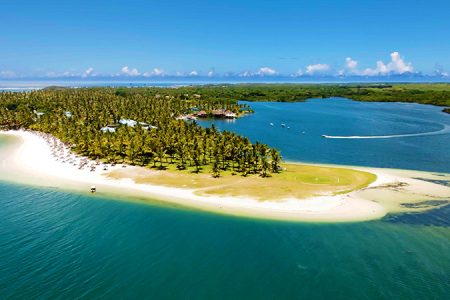 Helicopter Tour Over Mauritius Underwater Waterfall View8