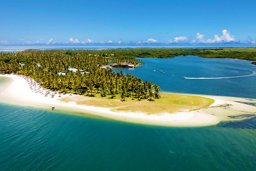 Helicopter Tour Over Mauritius Underwater Waterfall View8