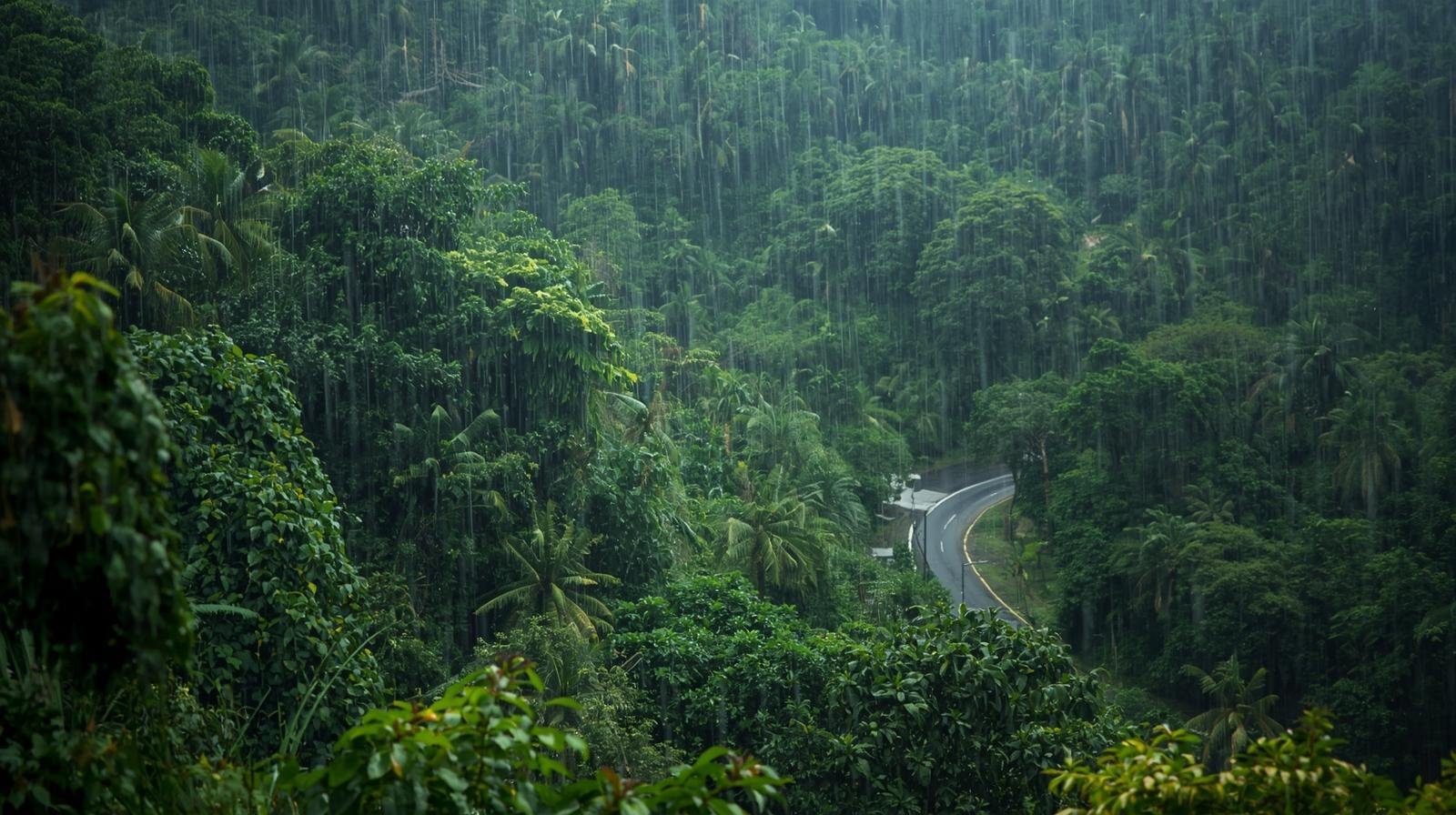 Rainfall in Mauritius