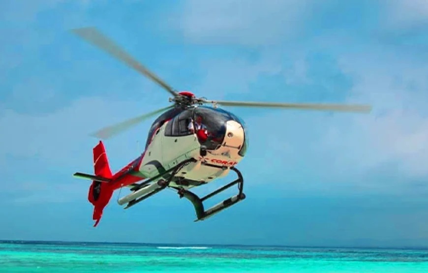 Underwater Waterfall Mauritius Helicopter Tour