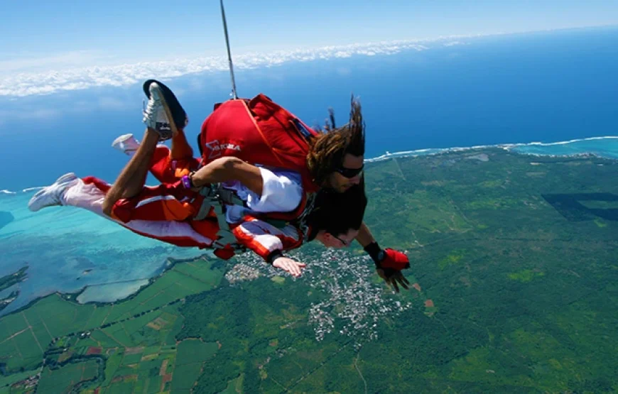 Best Tandem Skydiving Mauritius Experience
